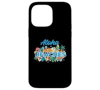 Aloha Beaches Funny Tropical Hawaii Beach Summer Vacances Coque pour iPhone 14 Pro Max