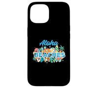 Aloha Beaches Funny Tropical Hawaii Beach Summer Vacances Coque pour iPhone 15