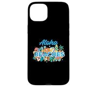 Aloha Beaches Funny Tropical Hawaii Beach Summer Vacances Coque pour iPhone 15 Plus