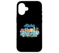 Aloha Beaches Funny Tropical Hawaii Beach Summer Vacances Coque pour iPhone 16