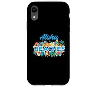 Aloha Beaches Funny Tropical Hawaii Beach Summer Vacances Coque pour iPhone XR