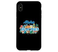 Aloha Beaches Funny Tropical Hawaii Beach Summer Vacances Coque pour iPhone XS Max