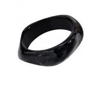 Aloha Bracelets pour femme en résine acrylique, différentes couleurs, design élégant avec forme géométrique irrégulière, diamètre 6,7 cm, bracelets tendance polyvalents pour toutes les occasions, idée