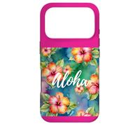 Aloha Fleurs d'hibiscus oahu Maui Kauai Live pono Lune de Miel Coque pour iPhone 17 Pro