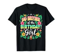 Aloha Hawaii Brother Big Brother of The Birthday Girl T-Shirt