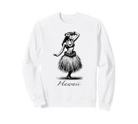 Aloha Hawaii Hawaii Vintage Wahine Hula Dance Dancer Girl Sweatshirt