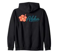 Aloha Hawaii Hibiscus Fleur Hawaï Paradis Tropical hawaïen Sweat à Capuche