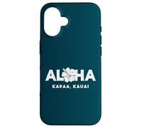 Aloha Kapaa Kauai Hawaii Souvenir Fleur d'hibiscus Vintage Coque pour iPhone 16