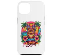 Aloha Spirit Tiki Art | Tropical Island Hawaï Surf Beach Coque pour iPhone 13