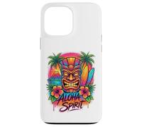 Aloha Spirit Tiki Art | Tropical Island Hawaï Surf Beach Coque pour iPhone 13 Pro Max