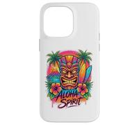 Aloha Spirit Tiki Art | Tropical Island Hawaï Surf Beach Coque pour iPhone 14 Pro Max