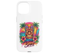 Aloha Spirit Tiki Art | Tropical Island Hawaï Surf Beach Coque pour iPhone 15