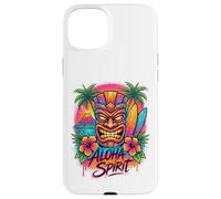 Aloha Spirit Tiki Art | Tropical Island Hawaï Surf Beach Coque pour iPhone 15 Plus