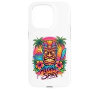 Aloha Spirit Tiki Art | Tropical Island Hawaï Surf Beach Coque pour iPhone 15 Pro