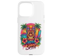 Aloha Spirit Tiki Art | Tropical Island Hawaï Surf Beach Coque pour iPhone 15 Pro Max