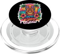 Aloha Spirit Tiki Art | Tropical Island Hawaï Surf Beach PopSockets PopGrip pour MagSafe