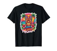 Aloha Spirit Tiki Art | Tropical Island Hawaï Surf Beach T-Shirt