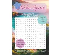 Aloha Spirit Word Search Puzzle Book: Word Search Book with Easy to Read Print about traveling, exploring, adventuring, and more in Hawaii 6x9 inches ... gift for vacations, holidays, and free time