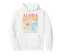 Aloha State of Mind, Hibiscus Tropical hawaïen, Vagues de Soleil Sweat à Capuche