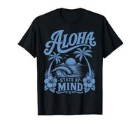 Aloha State of Mind Tropical Sunset Palm Ocean Vibes T-Shirt