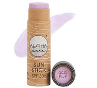 Aloha Sun Stick SPF 50+ | Stick solaire minérale pour le surf | crème naturelle et vegan | emballage sans plastique 20g (Mauve)