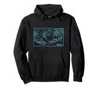 Aloha Sunset Surfer Palmier Hawaï Sweat à Capuche