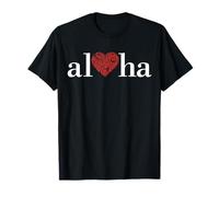 Aloha Tatouage Polynésien Hawaii Love Heart Island Style T-Shirt