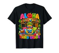 Aloha Third Grade Tropical Pineapple Back to School Girl T-Shirt