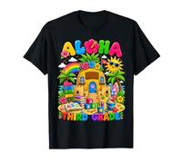 Aloha Third Grade Tropical Pineapple Back to School Girl T-Shirt