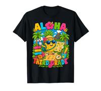 Aloha Third Grade Tropical Pineapple Back to School Girl T-Shirt