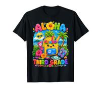 Aloha Third Grade Tropical Pineapple Back to School Girl T-Shirt