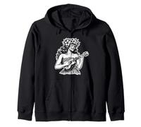 Aloha Ukulélé Hula Haku Lei Hawaii Sweat à Capuche