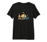 Aloha Vacation, Vagues et Chaleur T-Shirt Haut de Gamme