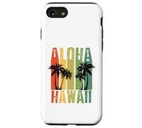 Aloha Vintage Hawaï Palmiers Hawaï Souvenir Coque pour iPhone SE (2020) / 7/8
