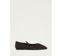Alohas Alohas Coffee Sway Suede Square Toe Ballet Flats Coffee EU 38 (UK 5)