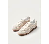 Alohas Alohas Cream Crochet Leather Trainers