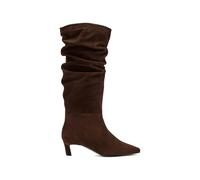 Alohas - Bottes à bout pointu Kalila Ruchées - Femme - Chaussures - Brun - Taille: 38 EU