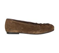 Alohas - Bumi Suede Ballerina Allacciata - Femme - Chaussures - Brun - Taille: 39 EU