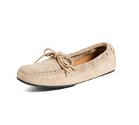 Alohas - Calla Mocassins à clous en daim - Femme - Chaussures - Beige - Taille: 36 EU