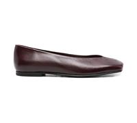 Alohas - Chaussures plates carrées à découpes - Femme - Chaussures - Rouge - Taille: 36 EU