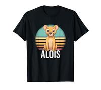 Alois - Beau nom de garçon avec Un Lion Mignon T-Shirt