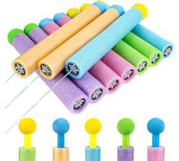 Aloka Olivia Yang Lot de 10 pistolets à eau en mousse pour enfants - Portée de 9 à 10 m - Jouet d'eau pour piscine et plage - Amusant pour les fêtes pour garçons et filles - Couleur aléatoire