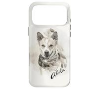 Aloka The Walk for Peace Dog Spreading Hope Indian Ink Art Coque pour iPhone 17 Pro Max