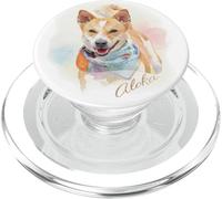 Aloka - The Walk for Peace Dog Spreading Hope Watercolor PopSockets PopGrip pour MagSafe