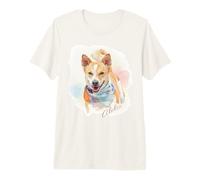 Aloka - The Walk for Peace Dog Spreading Hope Watercolor T-Shirt Haut de Gamme