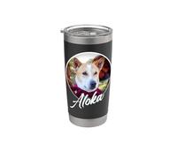 Aloka - The Walk for Peace Moine Dog Spreading Hope Gobelet isotherme en acier inoxydable double paroi