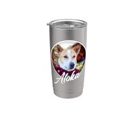 Aloka - The Walk for Peace Moine Dog Spreading Hope Gobelet isotherme en acier inoxydable double paroi