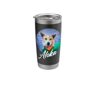 Aloka - The Walk for Peace Monk Dog Spreading Hope Gobelet isotherme en acier inoxydable double paroi
