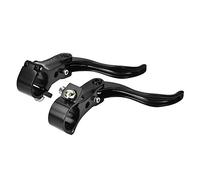 Alomejor 1 paire de levier de frein de vélo, 24mm alliage d'aluminium VTT barre de frein à disque poignée niveau poignée de frein de vélo poignée pour cyclisme en plein air(noir)