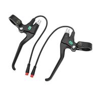 Alomejor 1 Paire de Leviers de Frein étanches, 2 Broches, Guidon de Scooter électrique, Levier de Frein en Alliage D'aluminium, Remplacement de Poignée de Frein de Scooter